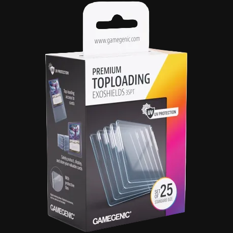 Gamegenic standard top loaders 25pc.