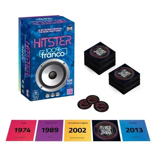Hitster 100% Franco – Le jeu musical 100 % francophone