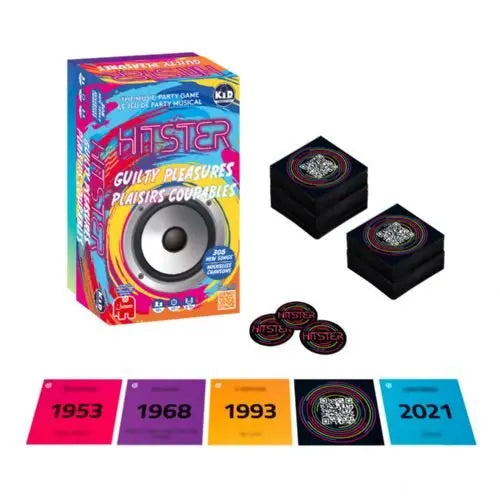 Hitster Plaisirs Coupables – Le jeu musical qui met l’ambiance !