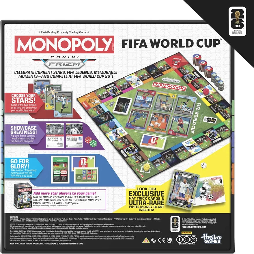 Monopoly Panini Prizm : FIFA World Cup Edition — Jeu de base